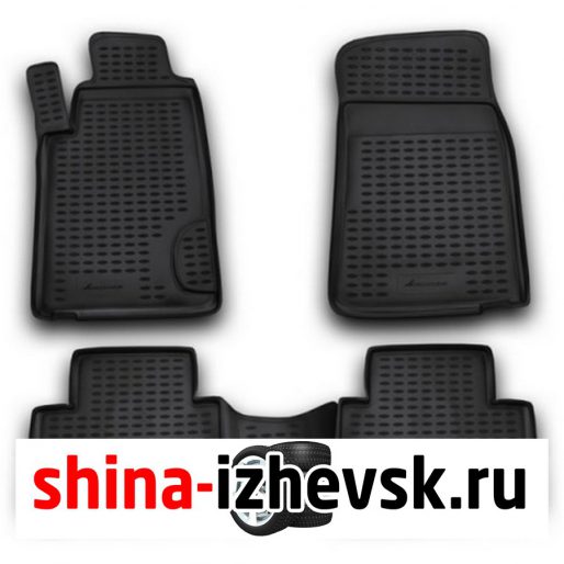 Коврик Autofamily коврик в салон полиуретановый черный для SSANGYONG Rexton I 2001-2006 в Ижевске